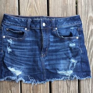 American Eagle mini jean skirt